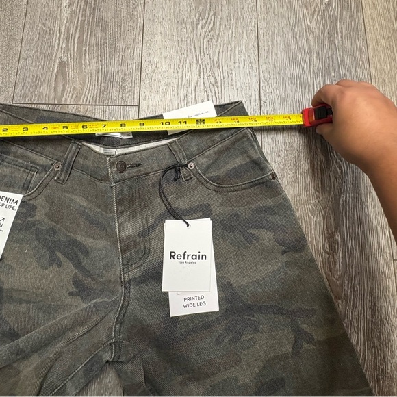 Refrain Los Angeles Camouflage Wide-Leg Pants - Picture 5 of 11